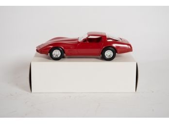 1979 Red Corvette Plastic Promo Car #1