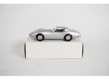 1977 Silver Corvette Plastic Promo Car