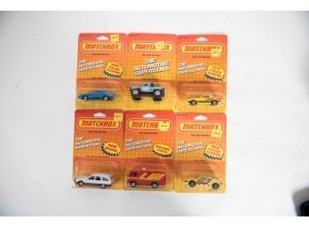 1986-87 Matchbox The Automotive Superstar New Model Die Cast Including Airport Foam Tender