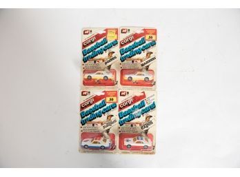 1982 Corgi Die Cast Baseball Trading Cars Expos, Rangers, Padres And Mariners