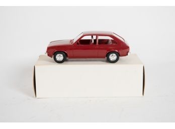 1977 Medium Red Chevette  Plastic Promo Car #2