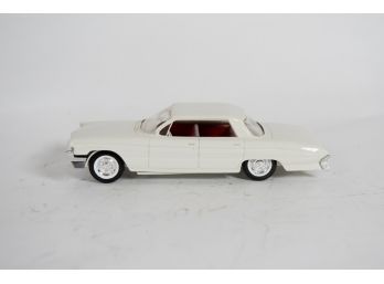 1961 White Guard Beam Frame  Plastic Promo Car