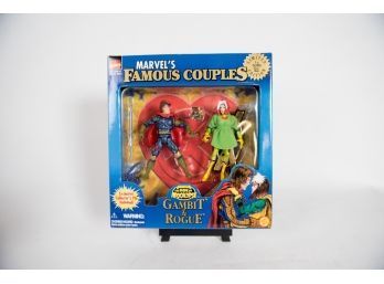 1997 Marvel Comics Marvel's Famous Couples Gambit & Rogue 5.5' Action FIgures