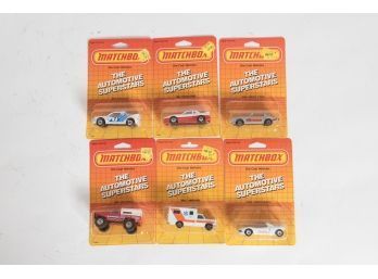 1986-87 Matchbox The Automotive Superstars Die Cast Including Pontiac Fiero