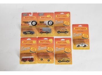 1986-87 Matchbox The Automotive Superstars New Color Scheme Die Cast Including Jeep Cherokee