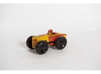 Marx 5' Tin Litho Windup Midget Racer #4 1940s?