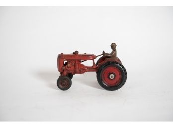 1930s Arcade Cast Iron Culti-vision Tractor 7'L