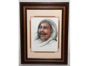 Carole Board Framed Print Native Women