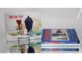 Phoenix, Fostoria And Duncan Art Glass Hardcover Books