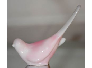 1980s Satin Pink Happiness Bird