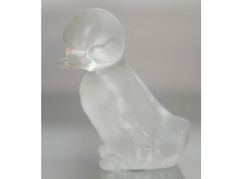 3' Fenton Crystal Velvet Duckling