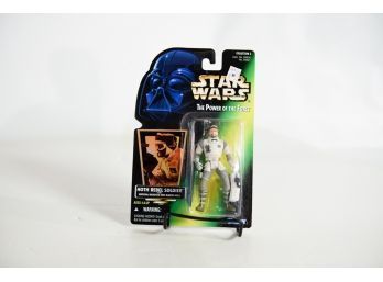 1996 Kenner Star Wars The Power Of The Force Hoth Rebel Soldier With Survival Backpack And Blaster Rifle