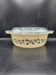 Vintage Pyrex Golden Acorn