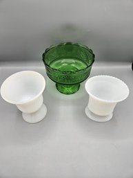 Three E.O. Broody Candy Dishes