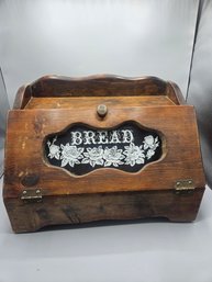 Solid Wood Farmhouse Bread Box