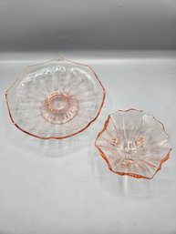 Vintage Pink Depression Glass