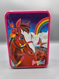 Vintage Collectors 90s Lisa Frank Tin Rainbow Chaser Horse