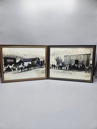 A Pair Of Antique Photos Of Eldora Colorado