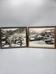 Pair Of Antique Photos One Of Black Hawk Colorado