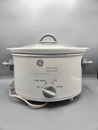 GE 3Qt Oval Slow Cooker