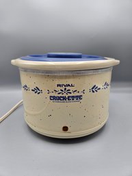 Vintage Crock-ette Stoneware Cooker