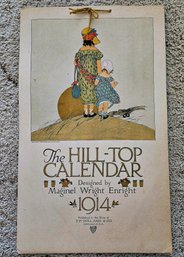 Antique 1914 Art Deco Calendar