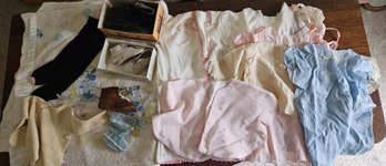 Vintage Baby Shoes And Clothes