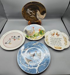 Chicken Inspired Fine China Plates