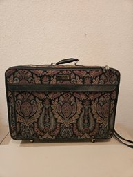 Vintage 90s Jordache Tapestry Suitcase