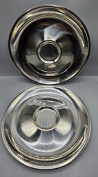 Pair Of Cultura Sweden Stainless Steel Platters