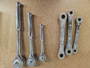 Quality Craftsman Ratchets With Blackhawk Wrenches