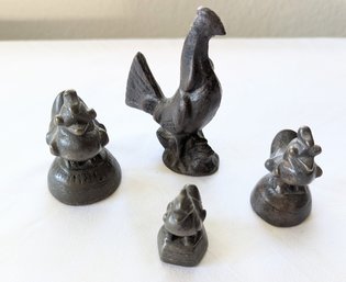 Rare Burmese-Myanmer Figural Hintha Birds Bronze Opium Weights, 18/19th Century