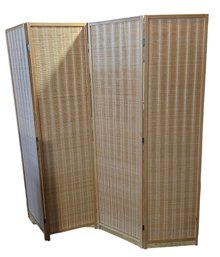 Bamboo Folding Room Divider