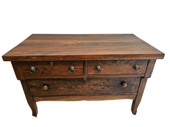 Antique Dresser With Lion Handles