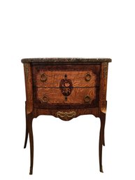 Louis XV Style French Marble Top Commode