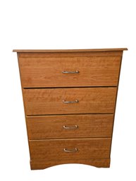 Four Drawer Tallboy With Silver Handles