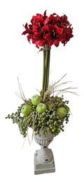 Faux Amaryllis Decor