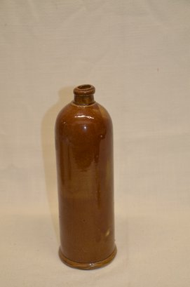 385) Vintage Stoneware Jug Bottle 10.5'H