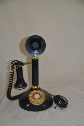 25) Vintage Korea Stick Phone Charleston Rotary Phone Jack 14'H