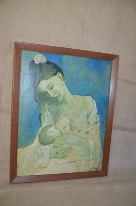 (#11) Framed Print Women Nursing Her Baby