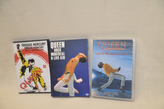 450BM) Vintage Queen DVD 3 Of Them