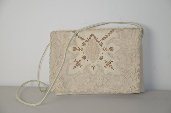 (#322) Fabric Shoulder Handbag