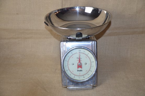 (#130) Dualit Stainles Kitchen Scale 8lbs