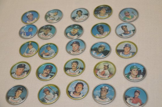 308) Lot Of 25 Baseball Coins Vintage