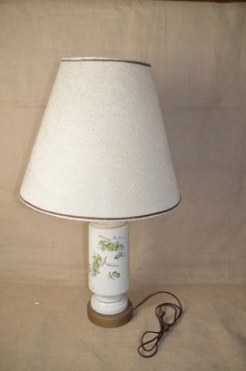 (#172) Vintage Hand Painted Table Lamp 27'H