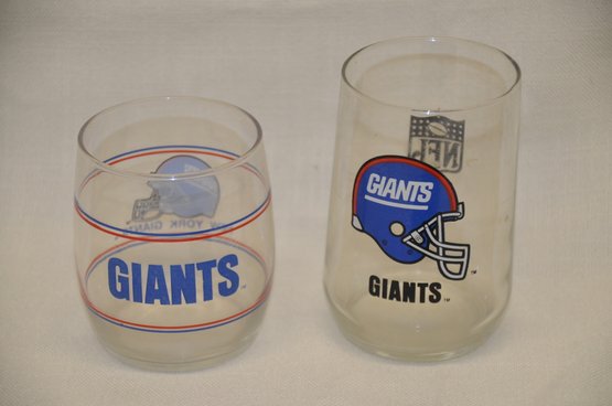 319) NY Giants Tumbler Glasses