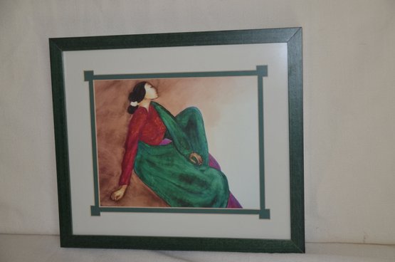 220) Framed Print R.C. Gorman Wall Art Navajo Sitting Women Edna Picture