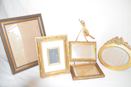 225) Assorted Gold Decorative Picture Frames 5x7, 8x10, 4x6