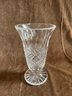 (#140) Waterford Crystal Vase 8.5'H