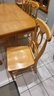 Light Oak Dining / Kitchen Table And 6 Chairs